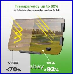 10L0L Golf Cart Windshield for 1982-2000.5 Club Car DS Models, Tinted
