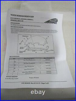 14-23 Indian Chieftain Roadmaster Polycarbonate Super Low Windscreen Tinted