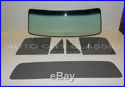 1953 1954 1955 Ford Pickup Glass Tint Shade Windshield Grey Vent Door Rear Back