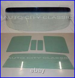 1957 1958 Ford Ranchero Glass Windshield Vent Door Rear Back Original Green Tint