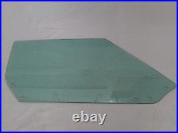 1974 1982 Corvette Coupe Door Glass Pair Left and Right Original Green Tint