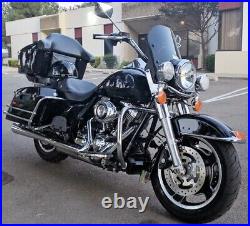 Calsci Tinted Shorty 11 Windshield Harley Road King Special FLHR / FLHRXS