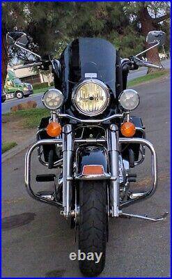 Calsci Tinted Shorty Windshield for Harley Road King FLHR