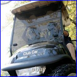 Club Car Precedent Golf Cart Impact Modified Fold Down Windshield Tinted