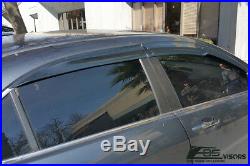EOS For 04-08 Acura TSX Mugen Style Smoke Tinted Side Window Visors Rain Guard