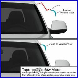 EOS For 04-08 Acura TSX Mugen Style Smoke Tinted Side Window Visors Rain Guard