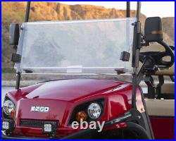 EZGO S6/L6 (with 3/4 Front Supports) Impact Modified Tinted Golf Cart Windshield
