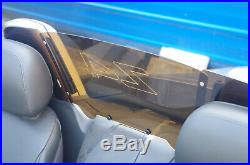Fit Z4 02-08 E85 Windscreen Wind Deflector tinted- mirror- engraved windschott