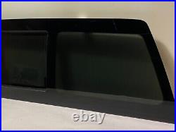 Fits 1999-2006 Chevy Silverado Manual Slider Back Glass Flush Mount One Panel