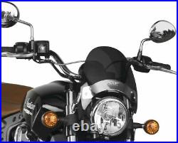 Flyscreen Windshield For Honda VT750C Shadow 1983 Fits up to 43mm O. D. Dark Tint