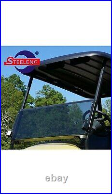 Foldable Tinted Windshield for Club Car Precedent Golf Cart