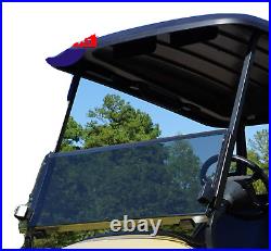 Folding Acrylic Tinted Windshield for 2004-Up Club Car Precedent Golf Carts New