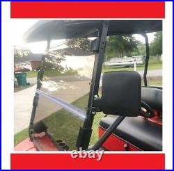 Folding Polycarbonate Tinted Windshield For 2000.5 -UP Club Car DS Golf Cart