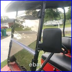 Folding Polycarbonate Tinted Windshield For 2000.5 -UP Club Car DS Golf Cart