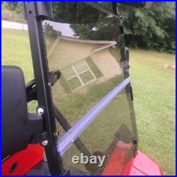 Folding Polycarbonate Tinted Windshield For 2000.5 -UP Club Car DS Golf Cart