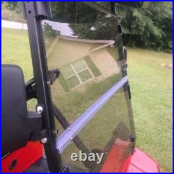 Folding Polycarbonate Tinted Windshield for 2000.5 -UP Club Car DS Golf Cart