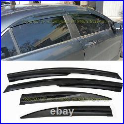 For 04-08 Acura TSX JDM Mugen Style Smoke Tinted Side Window Visors Rain Guards