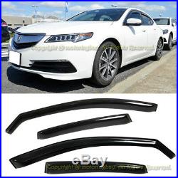 For 15-Up Acura TLX JDM IN CHANNEL Smoke Tinted Side Window Deflector Visors
