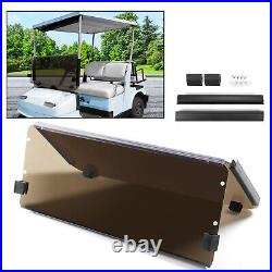 For 1985-1995 Yamaha G2 G9 Tinted Fold Down Golf Cart Windshield Windscreen