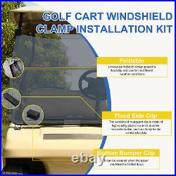 For Club Car DS 2000+UP Tinted Windshield Golf Cart Folding Windscreen