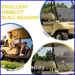 For Club Car DS 2000+UP Tinted Windshield Golf Cart Folding Windscreen