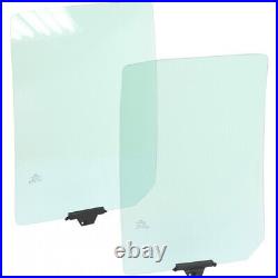 For Jeep Liberty Door Window Glass 2002-2006 LH and RH Pair/Set Rear Green Tint