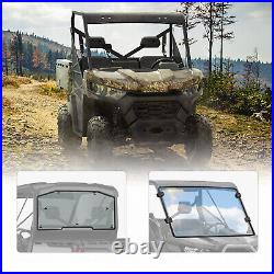 Full Front & Rear Windshield Dark Tint for Can Am Defender HD 5/8/10/MAX 2016-23