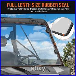 Full Front & Rear Windshield Dark Tint for Can Am Defender HD 5/8/10/MAX 2016-23