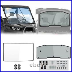 Full Front & Rear Windshield Dark Tint for Can Am Defender HD 5/8/10/MAX 2016-23