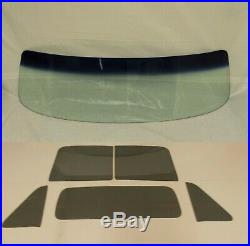 Glass 1954 Chevy GMC Pickup Tint Shaded Windshield Grey Vent Door Center Back