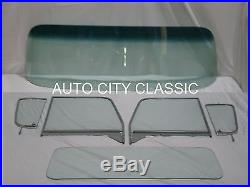 Glass 1955-59 Chevy Pickup Tint Shade Windshield Clear Vent Door Assembled Back