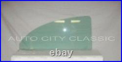 Glass Chevy Pontiac 1955 1956 1957 4 Door Sedan Vent Door Quarter Green Tint Set