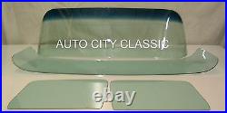 Glass Green Tint 1955-1959 Chevy Pickup Windshield Custom Door Deluxe Back