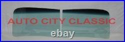 Glass for 1941 Chevy Pickup Truck Windshield 2 Piece Door Back Set Green Tint