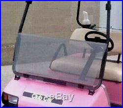 Golf Cart TINTED FOLDING WINDSHIELD ONLY for- Club Car DS 2000-up Models