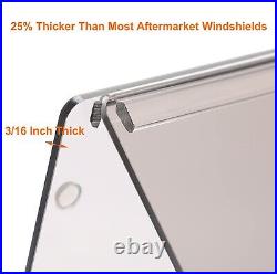 Golf Cart Windshield Tinted Foldable For EZGO RXV, Freedom RXV 08-Up 3/16 Thick