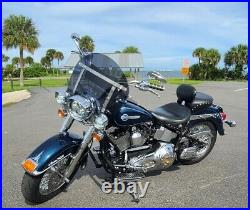 Harley Davidson Heritage/FatBoy 13 MINI polycarbonate DARK tint windshield