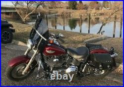 Harley Davidson Heritage/FatBoy 17 MID polycarbonate DARK tint windshield