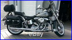 Harley Davidson Heritage/FatBoy OEM height 20 Lexan poly. Light tint windshield