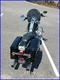Harley Davidson Road King DARK tint windshield MID height 16.5 Lexan polycarb