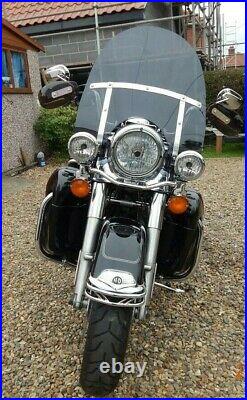 Harley Davidson Road King DARK tint windshield OEM height 19 Lexan polycarb