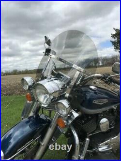 Harley Davidson Road King light tint windshield MID height 16.5 Lexan polycarb