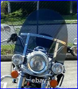 Harley Davidson Road King windshield DARK tint OEM height 19 Lexan polycarb