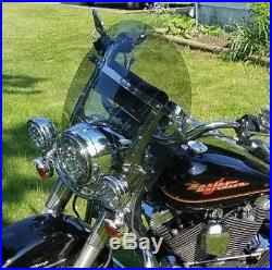 Harley Road King windshield 14.25 shorty light tint Lexan polycarbonate