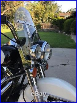 Harley Road King windshield light tint shorty 14.25 Lexan polycarbonate