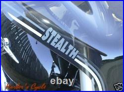 Honda Shadow Sabre & ACE VT1100 S20T Smoke Tinted Stealth Windshield withHardware