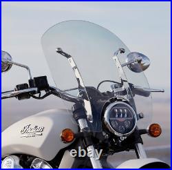 Indian Motorcycle Quick Release 19 Tall Tinted Windshield For 2015-2022 Scout