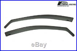JDM SMOKE TINTED Side Vents Sun Shade Window Deflectors For 15-Up Acura TL-X