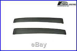 JDM SMOKE TINTED Side Vents Sun Shade Window Deflectors For 15-Up Acura TL-X