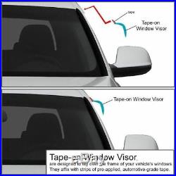 JDM Smoke Tinted Side Vents Window Deflectors Visors For 95-98 Nissan 240SX S14